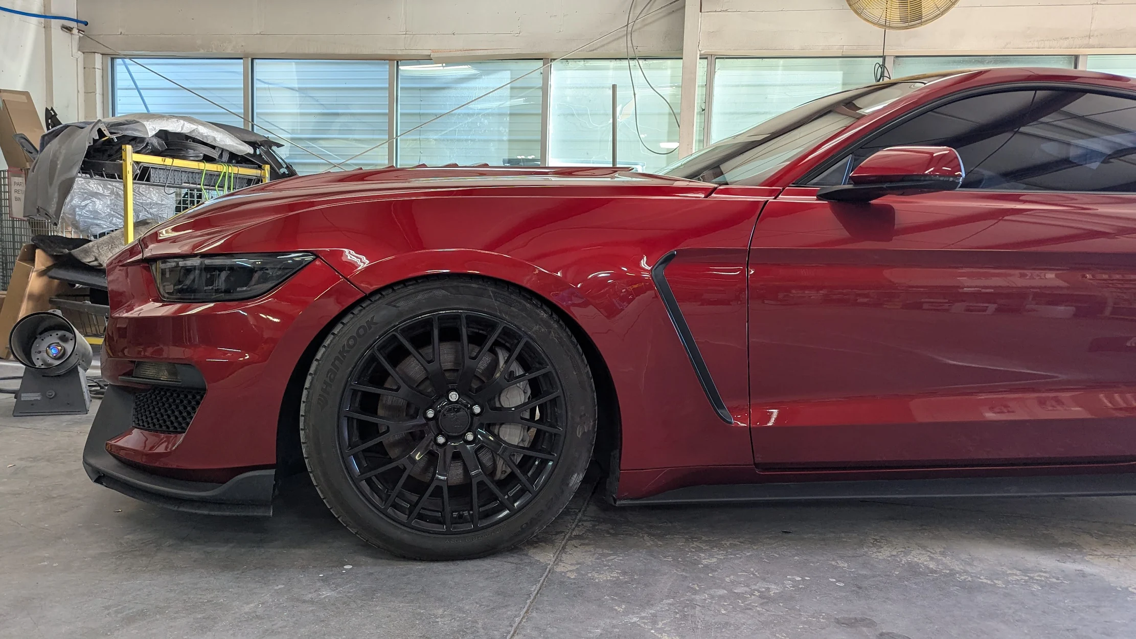 Repaired and refinished vehicle at All Colors Body Shop